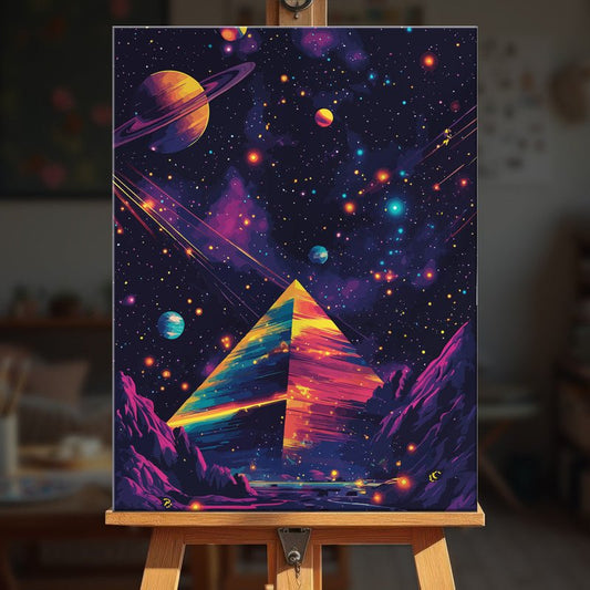 Paint by numbers - Cosmic Pyramid - MyArt