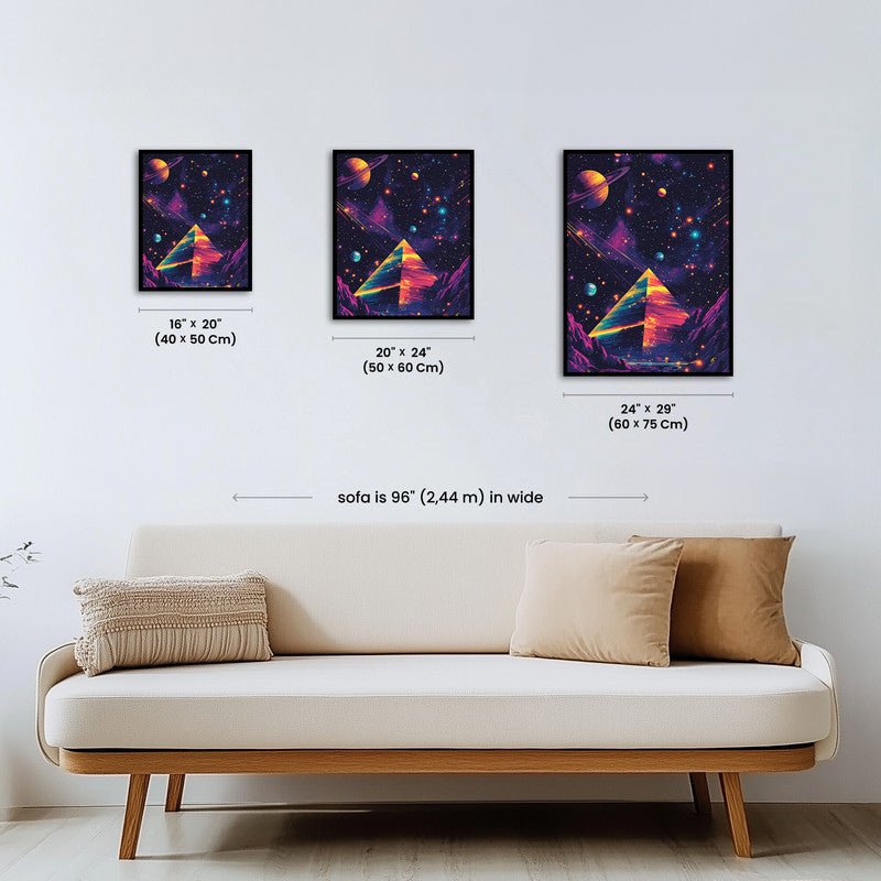 Paint by numbers - Cosmic Pyramid - MyArt