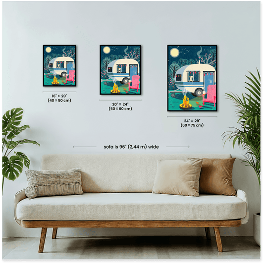 Paint by numbers - Cosy Caravan - MyArt