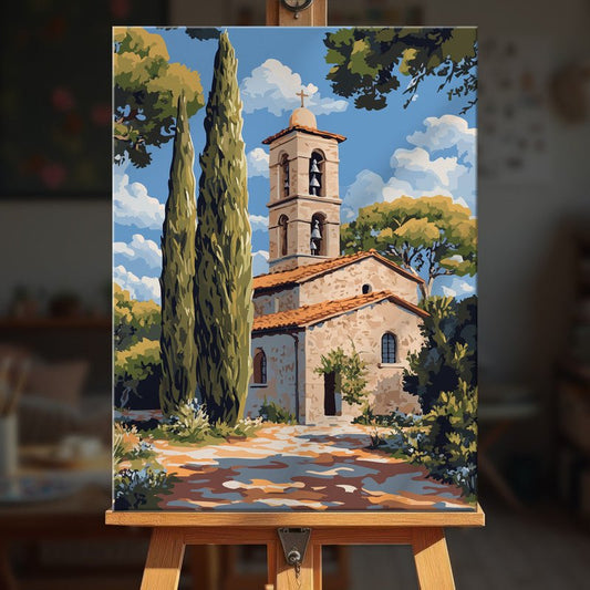 Paint by numbers - Country Chapel - MyArt