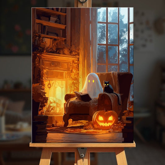 Paint by numbers - Cozy Ghost - MyArt