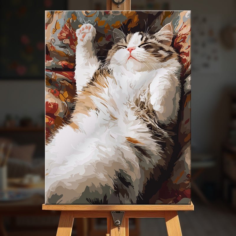 Paint by numbers - Cozy Stretch - MyArt