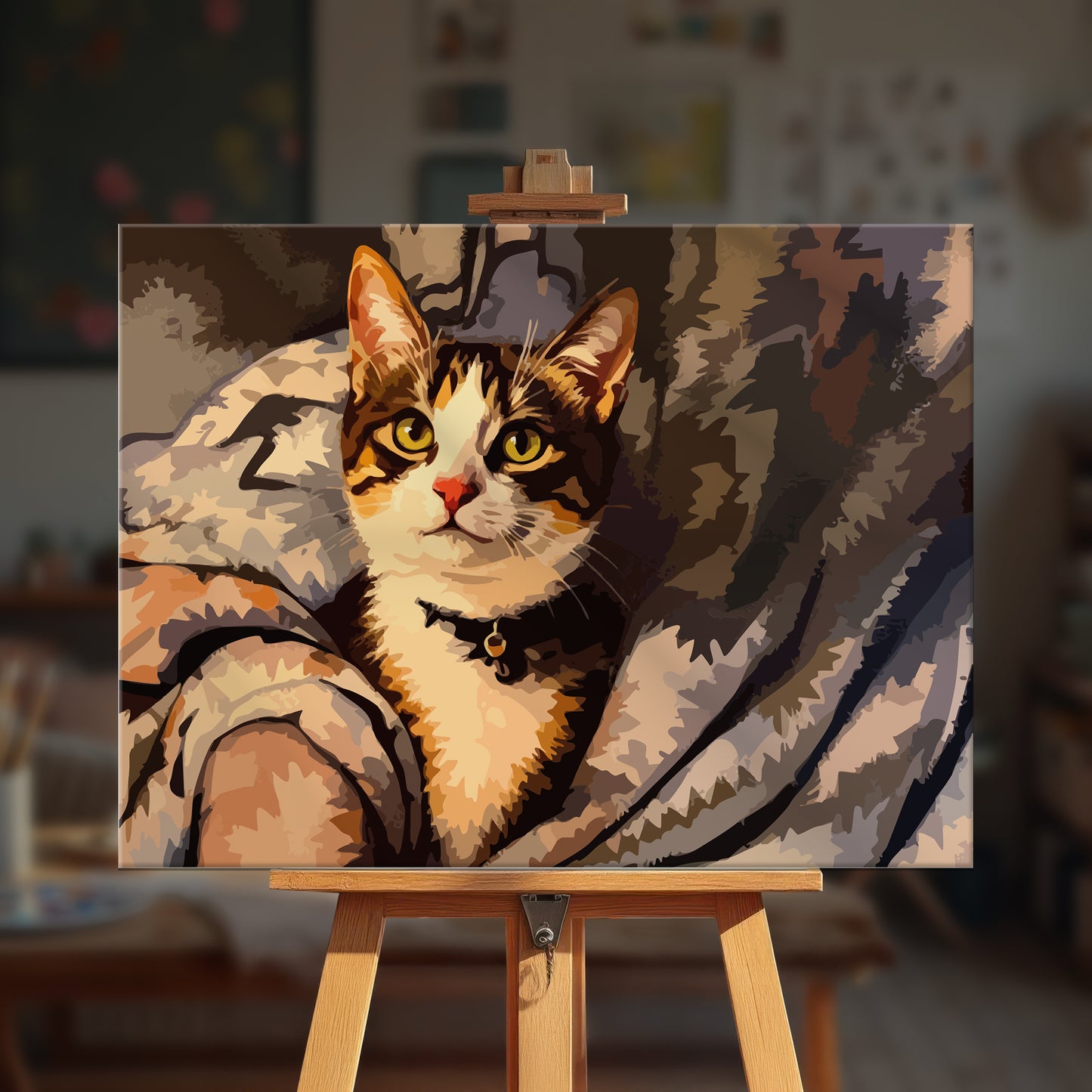 Paint by numbers - Cozy Gaze - MyArt