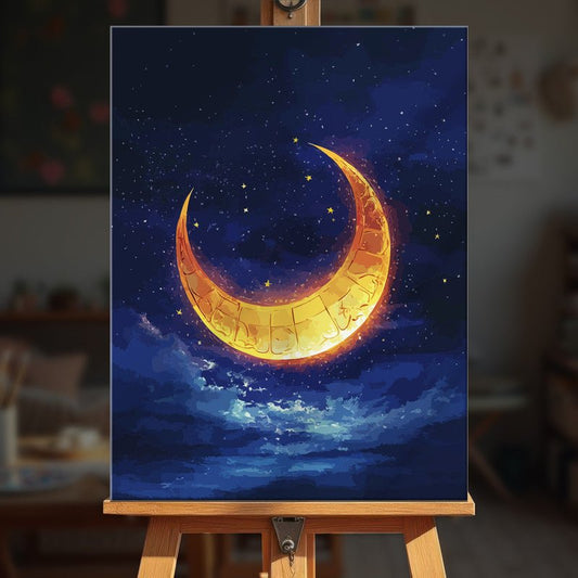 Paint by numbers - Crescent Night - MyArt