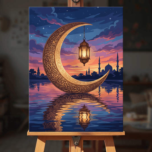 Paint by numbers - Crescent Glow - MyArt