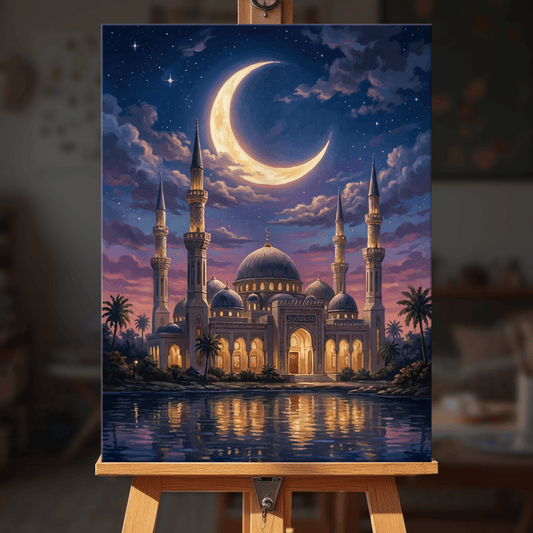Paint by numbers - Crescent Mosque - MyArt