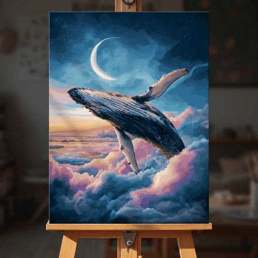 Paint by numbers - Crescent Whale - MyArt