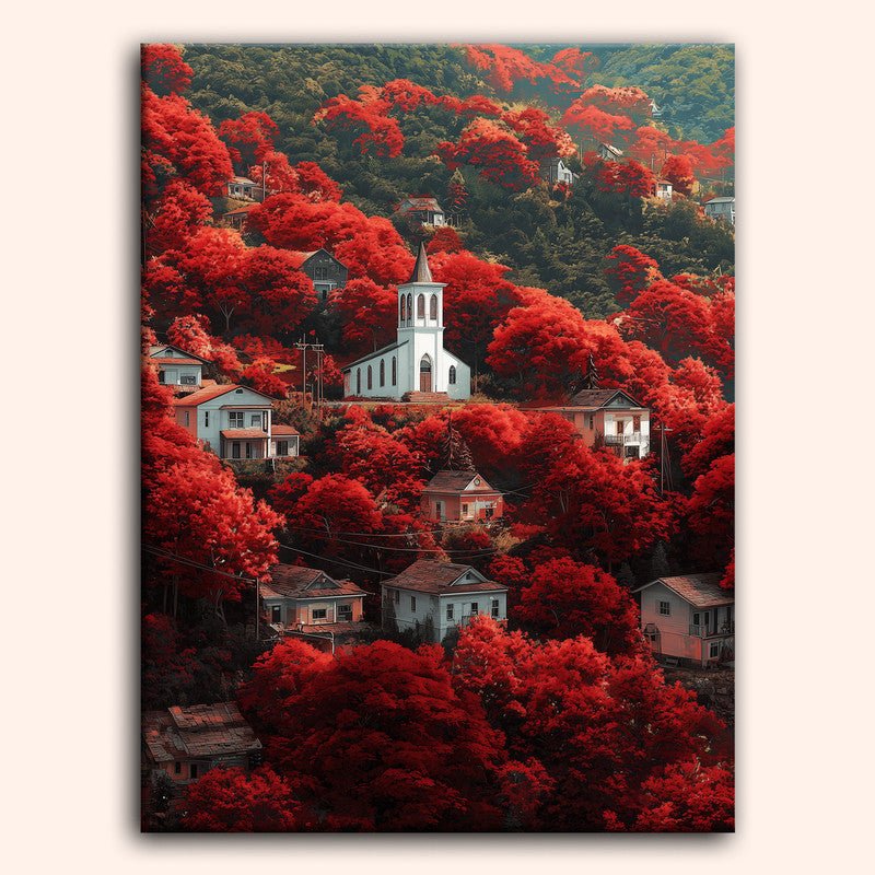 Paint by numbers - Crimson Chapel - MyArt