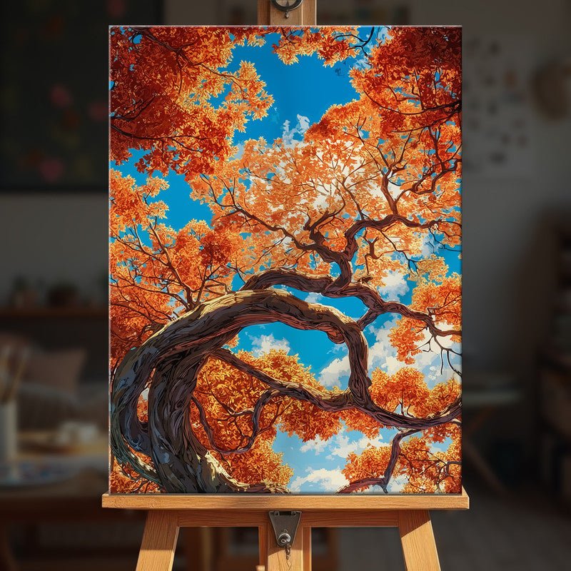 Paint by numbers - Crimson Forest - MyArt