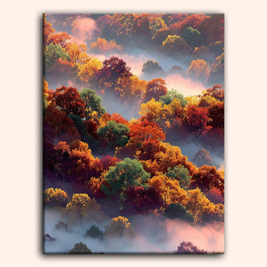 Paint by numbers - Crimson Grove - MyArt