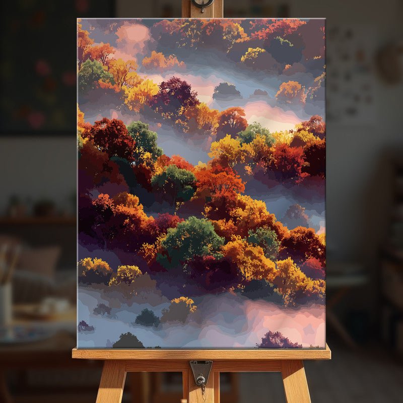 Paint by numbers - Crimson Grove - MyArt