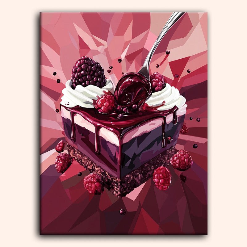 Paint by numbers - Crimson Indulgence - MyArt