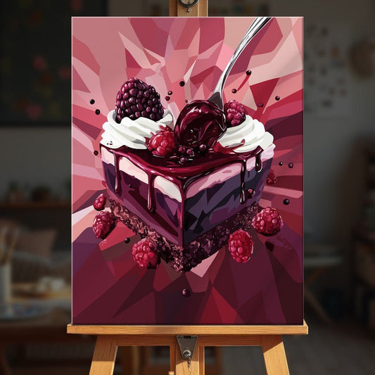 Paint by numbers - Crimson Indulgence - MyArt