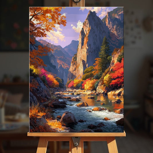 Paint by numbers - Crimson Path - MyArt