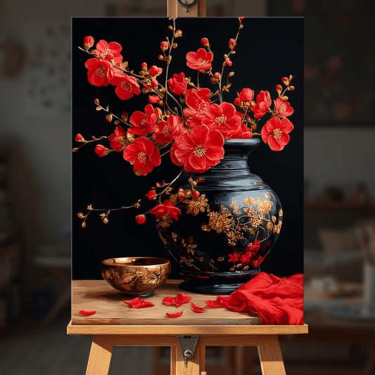 Paint by numbers - Crimson Branches - MyArt