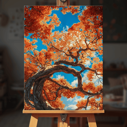 Paint by numbers - Crimson Forest - MyArt