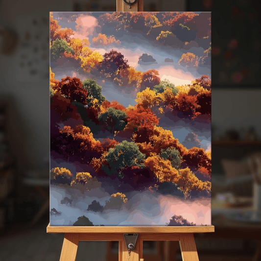 Paint by numbers - Crimson Grove - MyArt