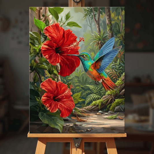 Paint by numbers - Crimson Hummer - MyArt