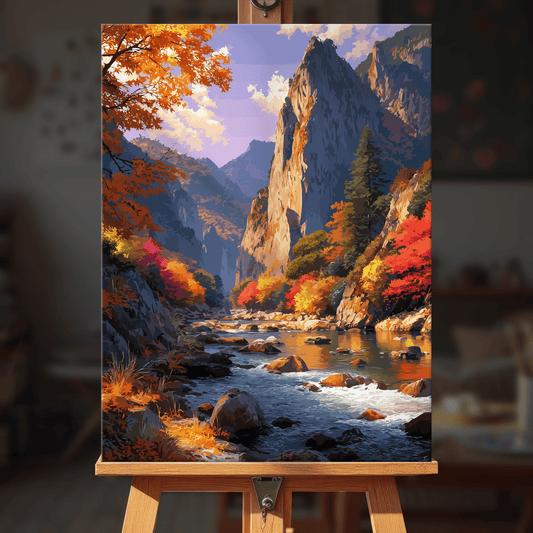 Paint by numbers - Crimson Path - MyArt