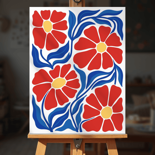 Paint by numbers - Crimson Petals - MyArt