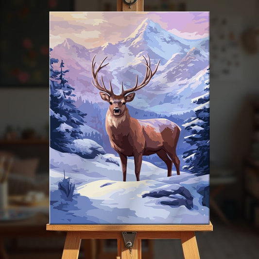 Paint by numbers - Crowned by Winter - MyArt