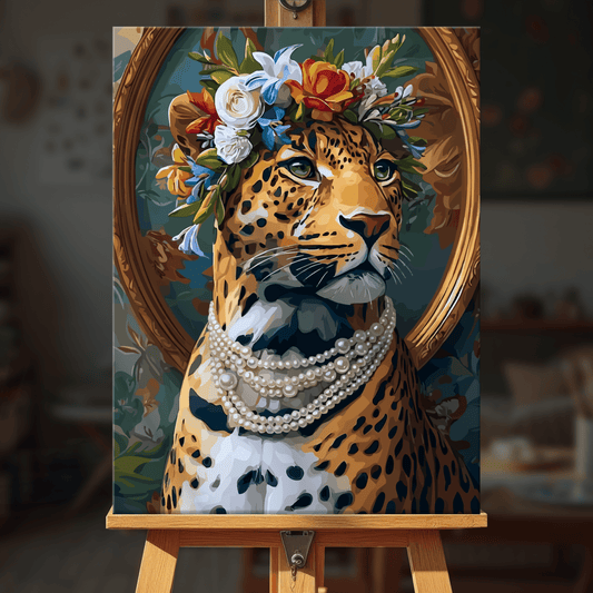 Paint by numbers - Crowned Leopard - MyArt