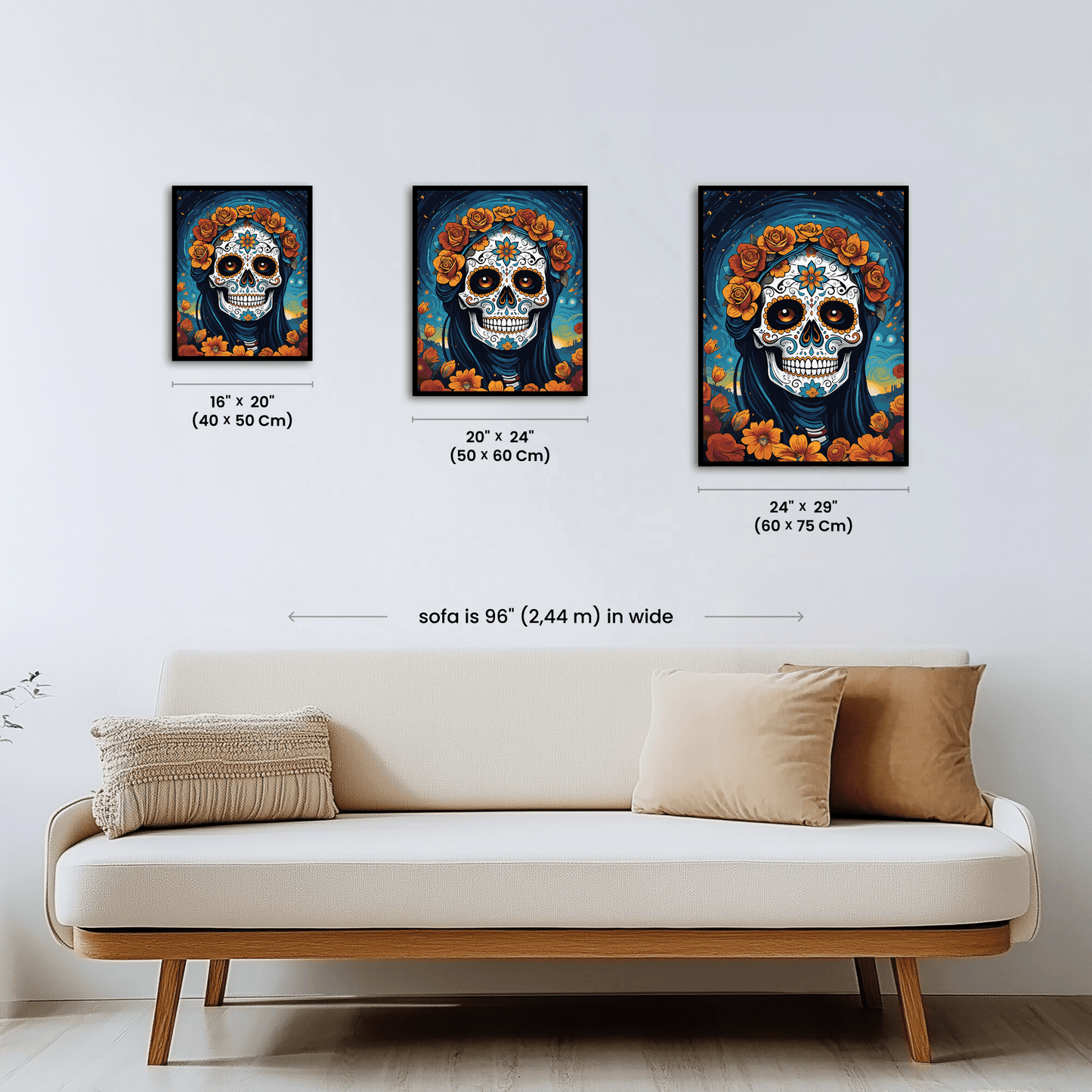 Paint by numbers - Crowned Skull - MyArt