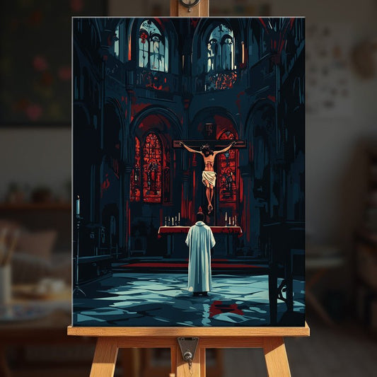 Paint by numbers - Crucifix Devotion - MyArt