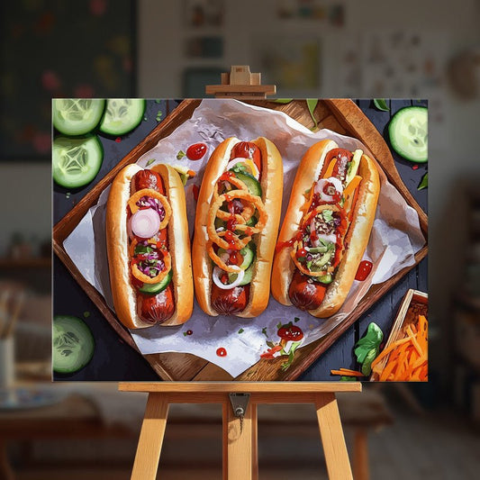 Paint by numbers - Crunchy Dogs - MyArt