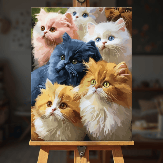 Paint by numbers - Cuddly Kittens - MyArt