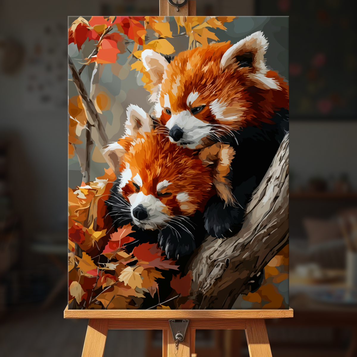 Cuddly Pandas