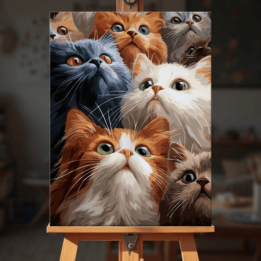 Paint by numbers - Curious Kittens - MyArt