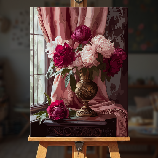 Curtain Peonies
