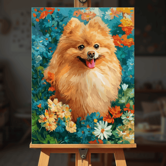 Paint by numbers - Daisy Pomeranian - MyArt