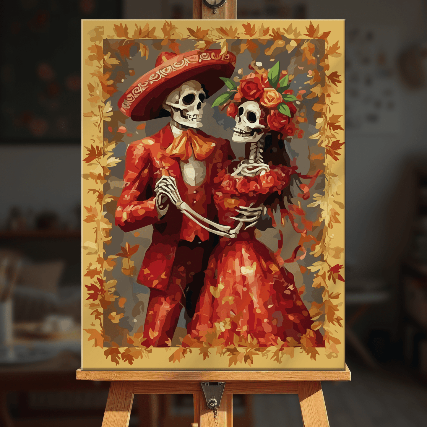 Paint by numbers - Dancing Bones - MyArt