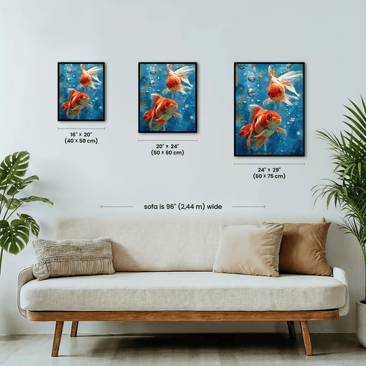 Paint by numbers - Dancing Goldfish - MyArt