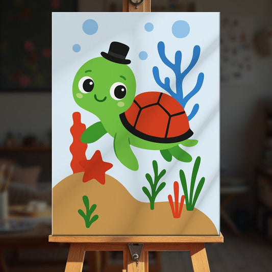 Paint by numbers - Dapper Turtle - MyArt