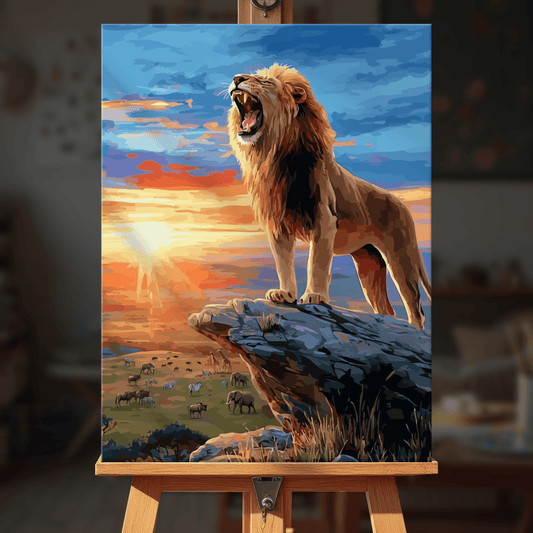 Paint by numbers - Dawn Lion - MyArt