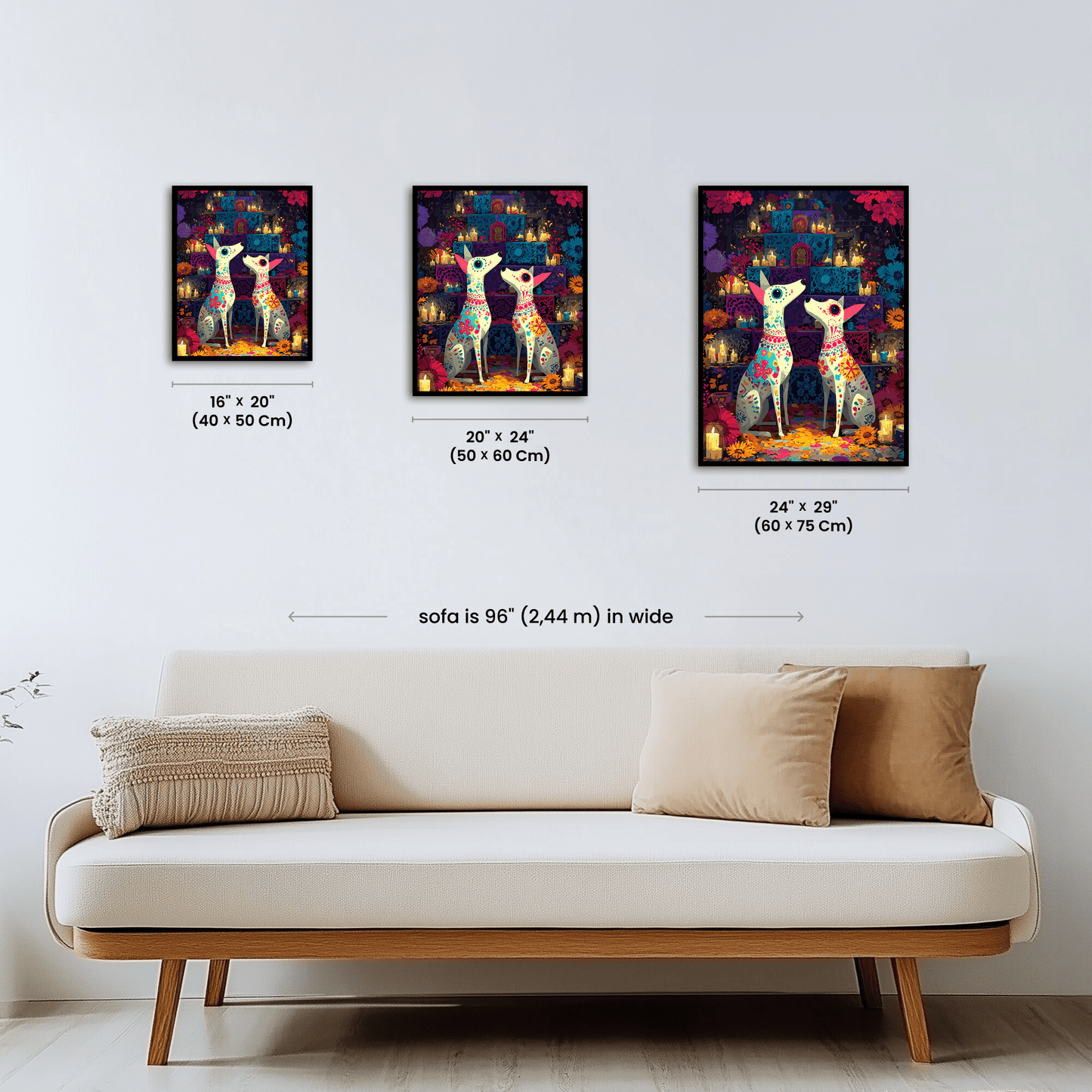 Paint by numbers - Decorated Pups - MyArt