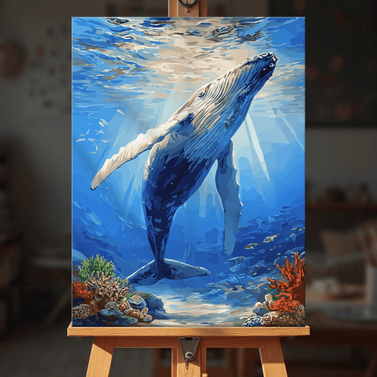 Paint by numbers - Deep Whale - MyArt