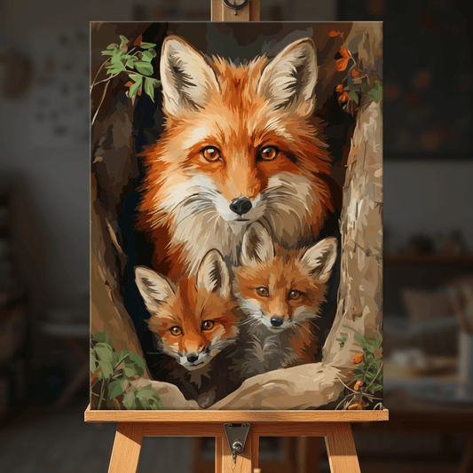 Paint by numbers - Den Foxes - MyArt