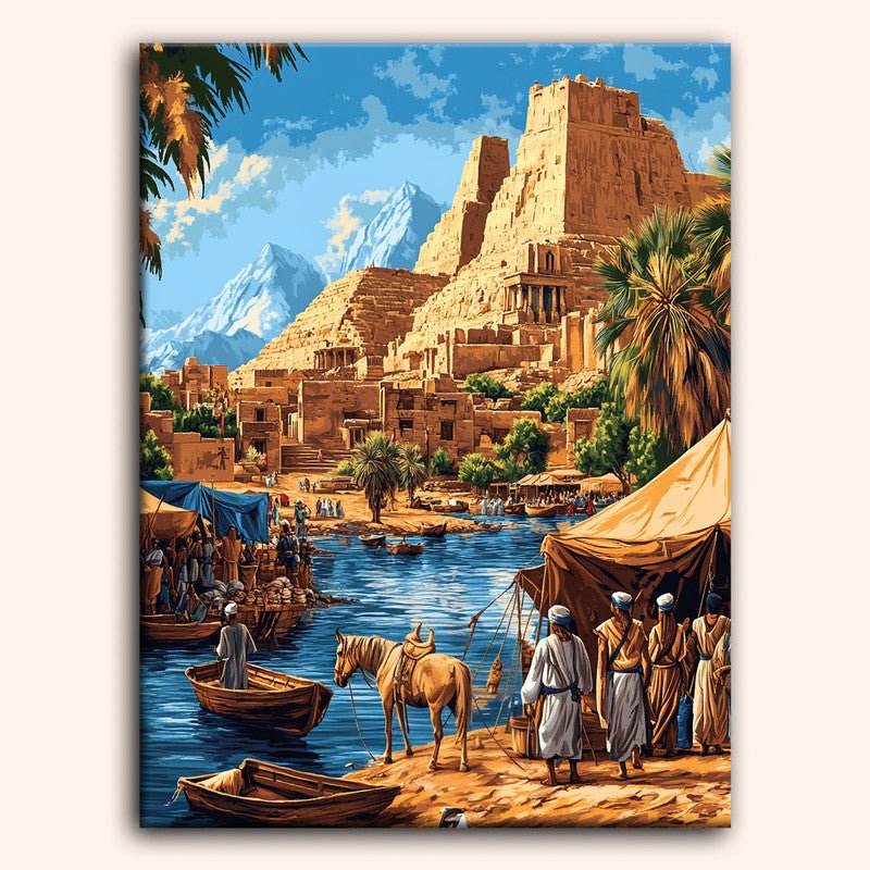 Paint by numbers - Desert Bazaar - MyArt