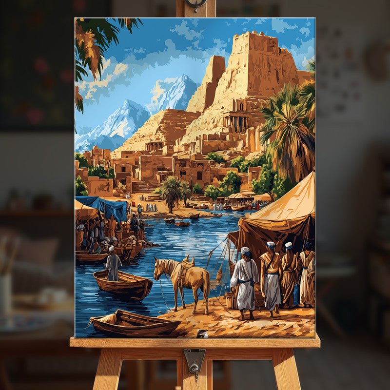 Paint by numbers - Desert Bazaar - MyArt