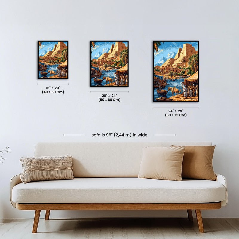 Paint by numbers - Desert Bazaar - MyArt