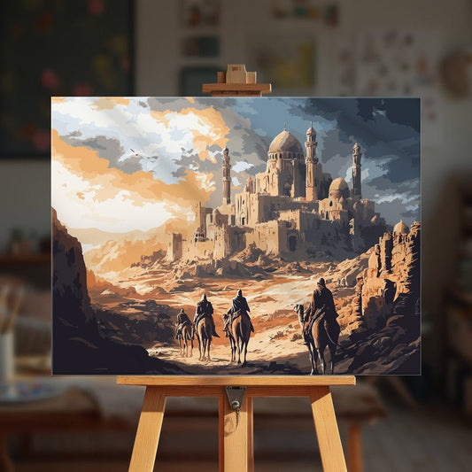 Paint by numbers - Desert Fortress - MyArt