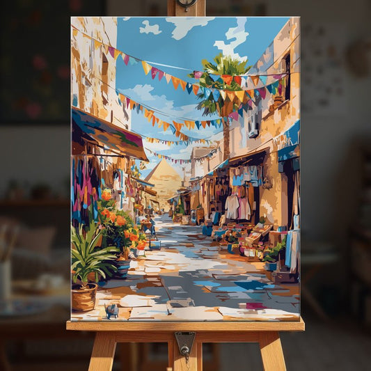 Paint by numbers - Desert Market - MyArt