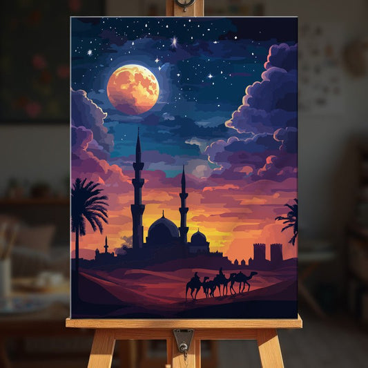 Paint by numbers - Desert Mosque - MyArt