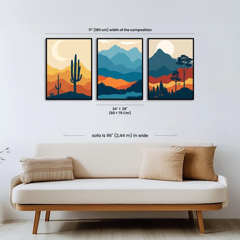 Paint by numbers - Desert Peaks - MyArt