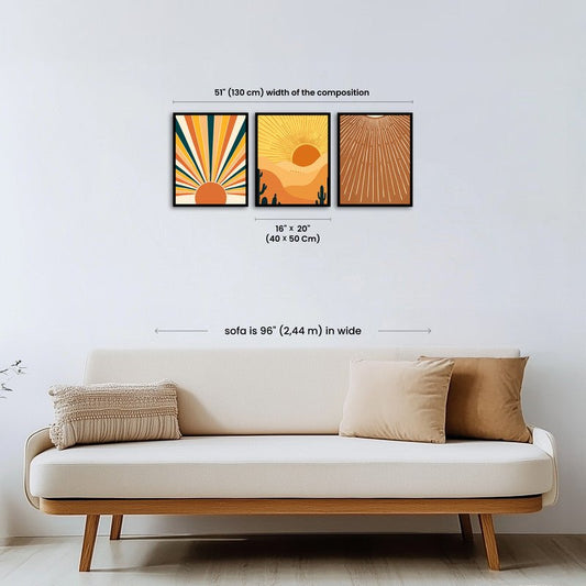 Paint by numbers - Desert Rays - MyArt