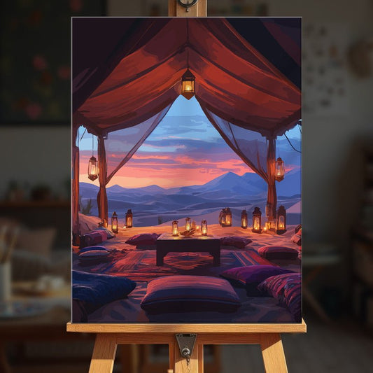 Paint by numbers - Desert Retreat - MyArt